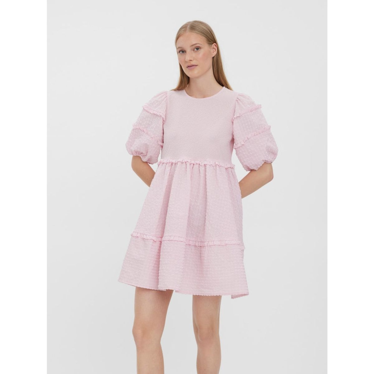 Vero moda dame kjole VMHEIDI - Parfait Pink