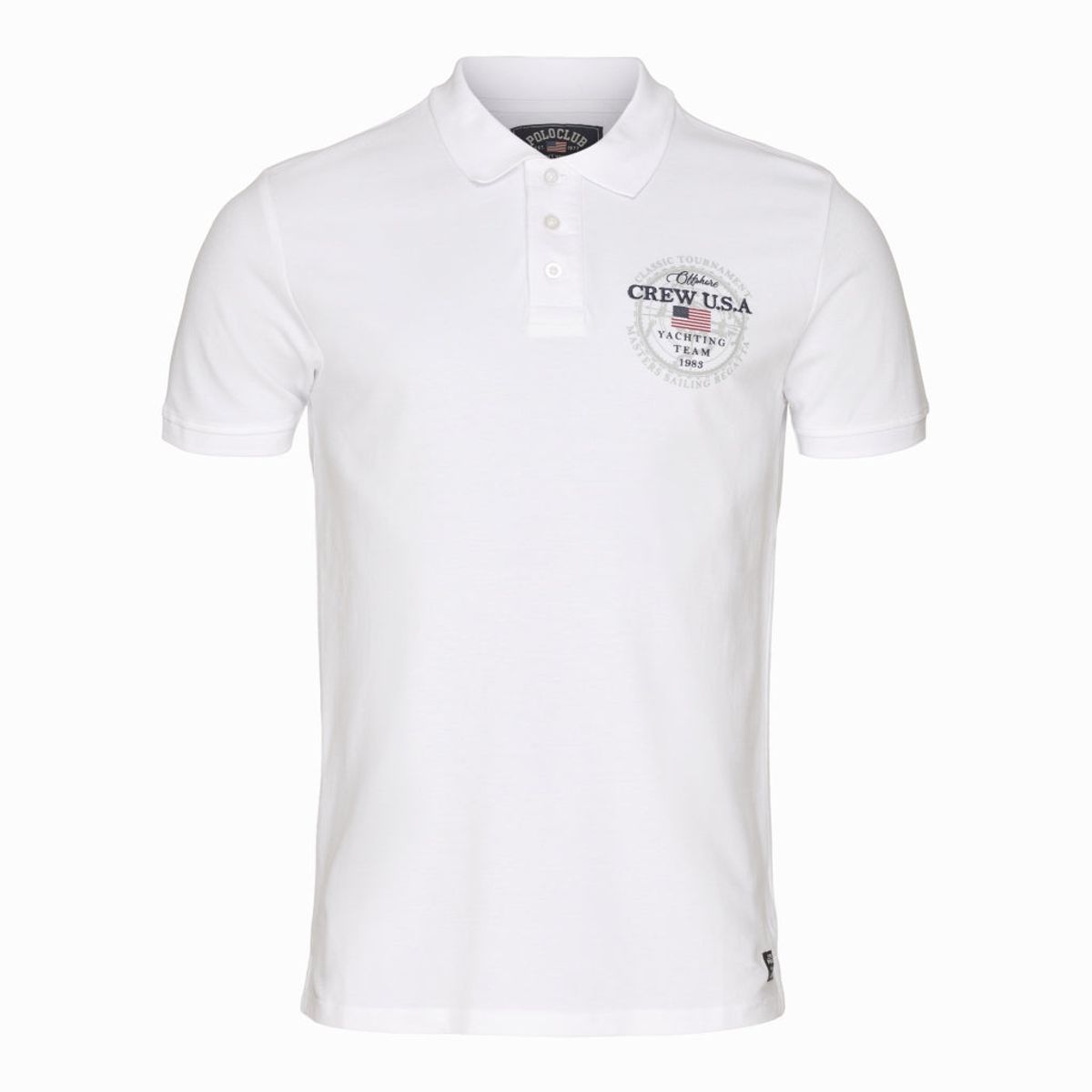 Vincent polo club herre polo bakersfield - White