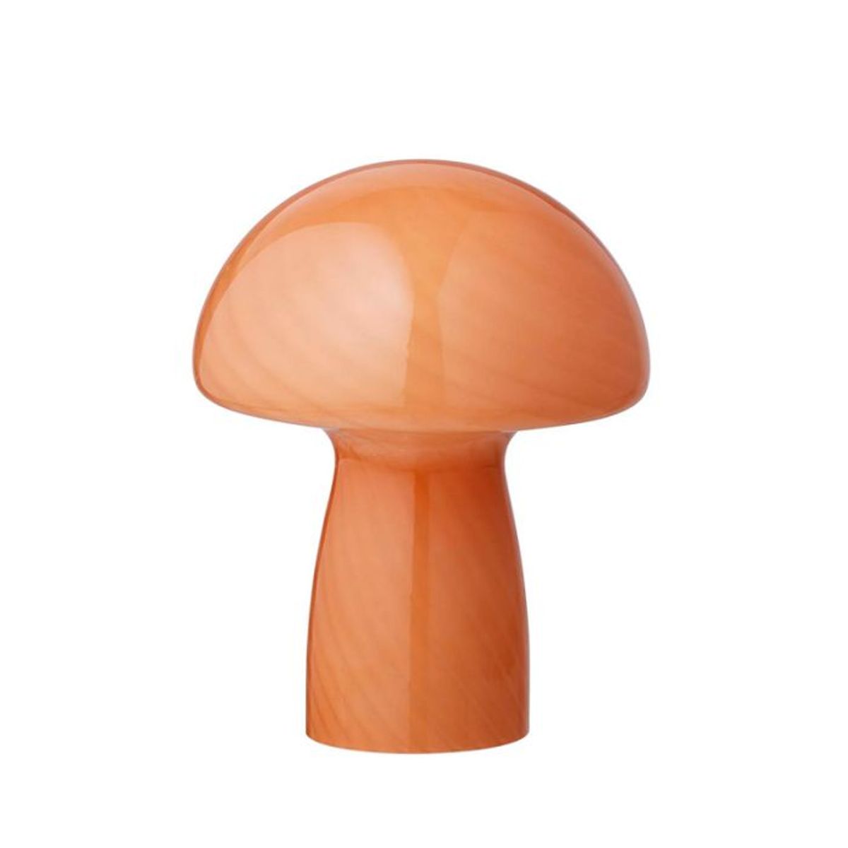 Bahne - Svampelampe - Mushroom bordlampe, Orange - H23 cm. - H23 x Ø18.5 cm / Orange