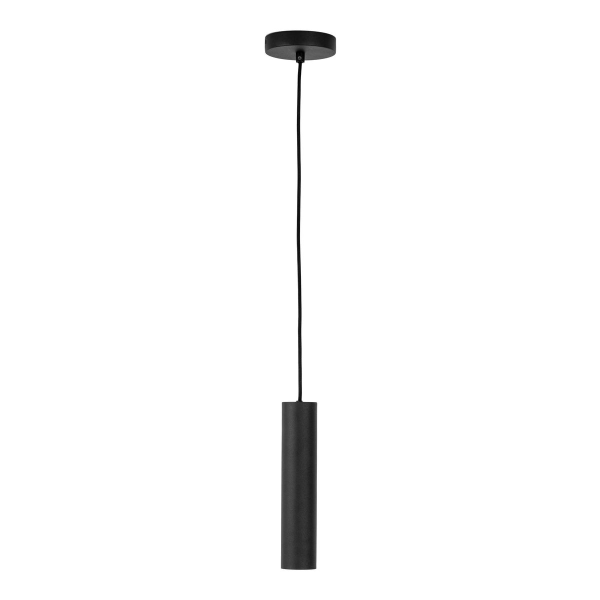 Paris Pendel - Lampe, sort, stofledning på 120 cm - Sort