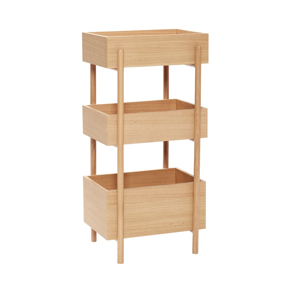 Stack Konsolbord Natur - 43x35xh90cm - 43x35xh90cm / Natur / Egetræ