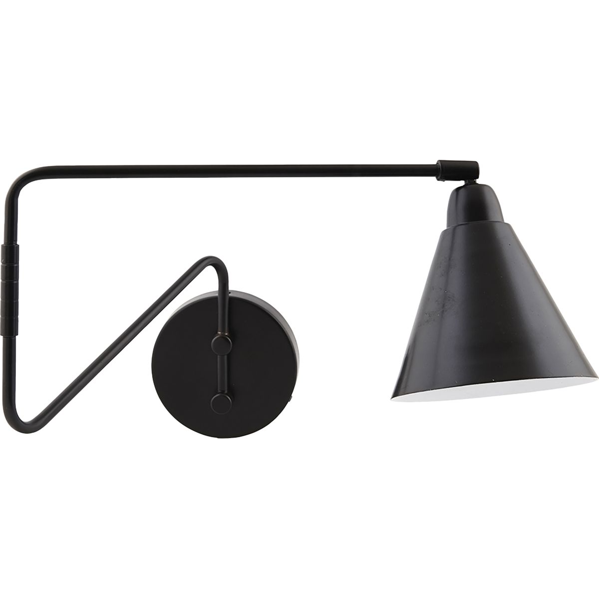 Væglampe, HDGame, Sort - Black / Iron / l: 70 cm