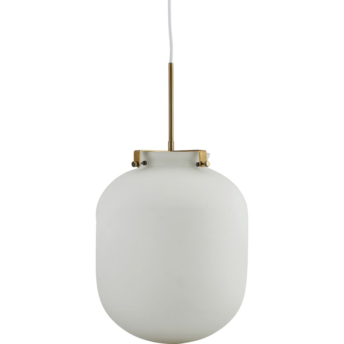 Lampe, HDBall, Hvid - White / Glass , Metal / h: 35 cm, dia: 30 cm