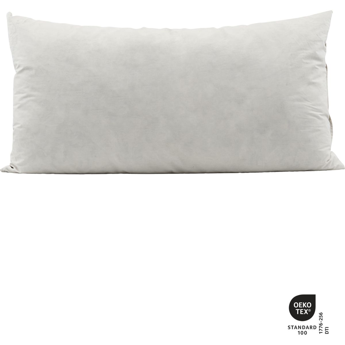 Pudefyld, Hvid - White / l: 80 cm, b: 40 cm / Bomuld, Andefjer