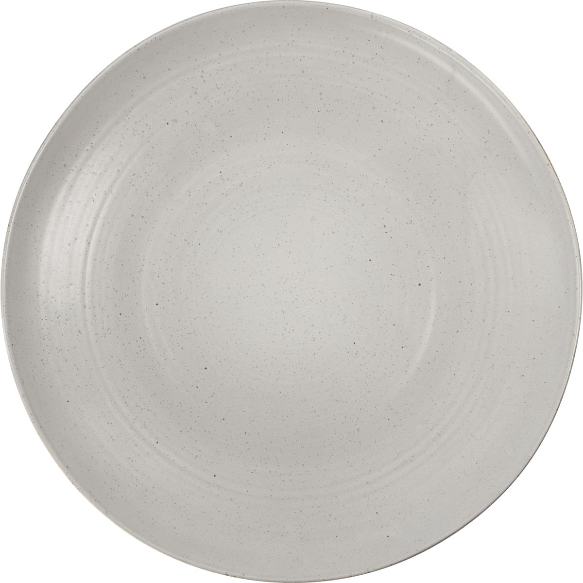 Fad, HDPion, Grå;Hvid - Grey/White / Stoneware / h: 4.5 cm, dia: 36 cm