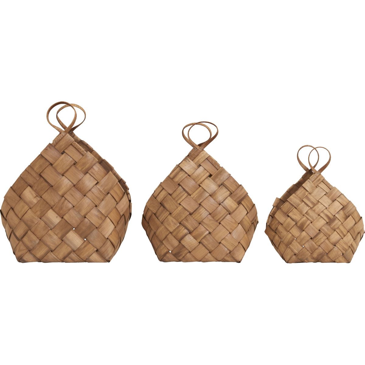 Baskets, HDConical, Brown - Brun / Fyrretræ, Papir