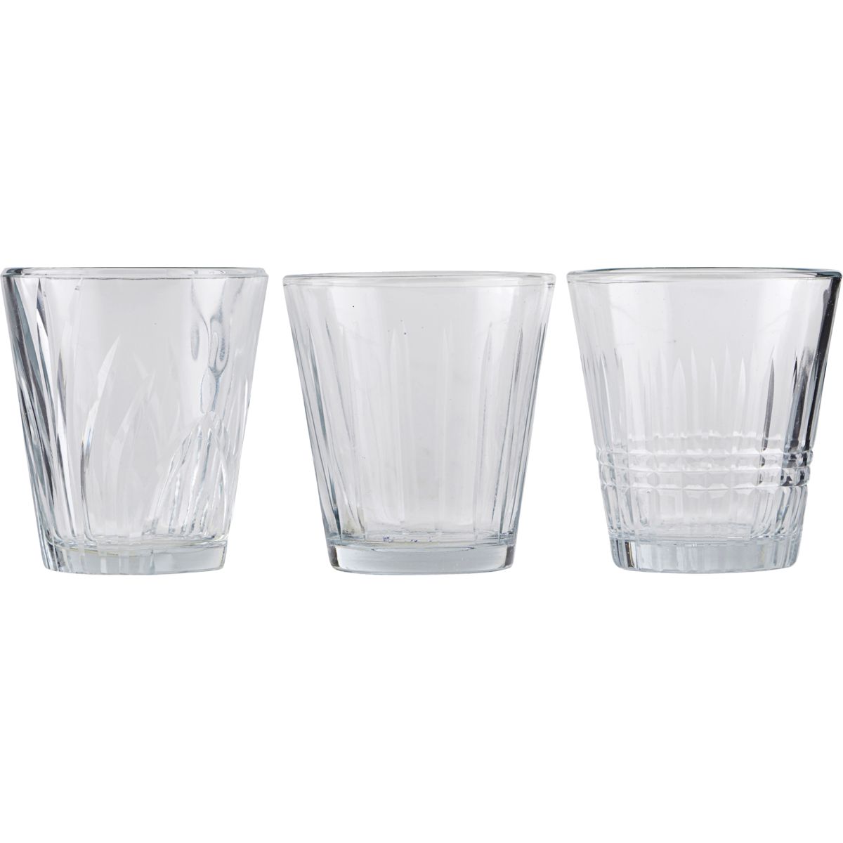 Glas, HDVintage, Klar - Clear / Glass / h: 8.5 cm, dia: 7.5 cm