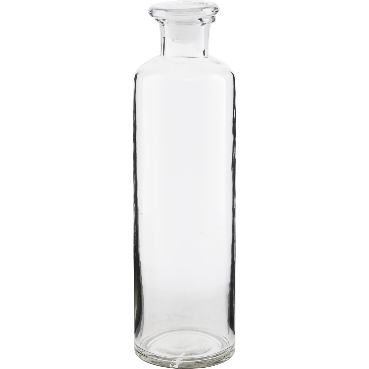 Flaske m. låg, HDFarma, Klar - Clear / h: 32 cm, dia: 9 cm / Glas