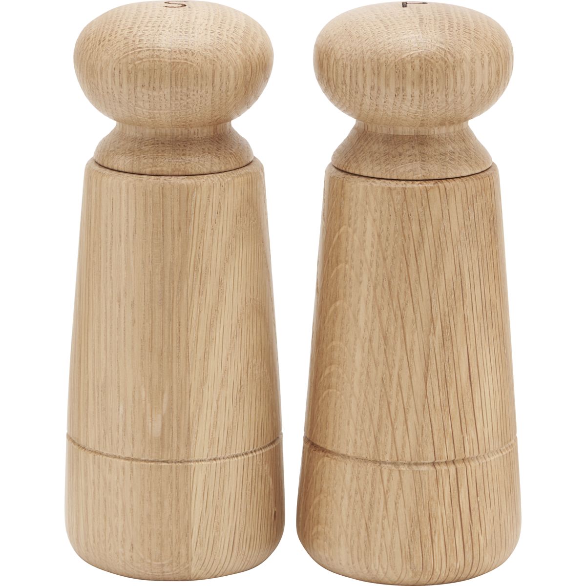 Salt-og peberkværn, HDWardha, Eg - Oak / Oak Wood / h: 17 cm, dia: 7 cm