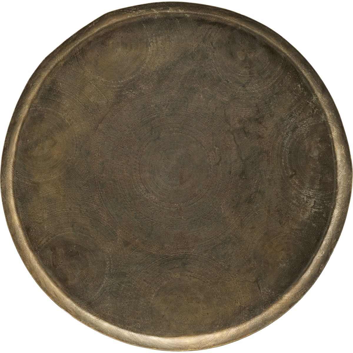 Bakke, HDJhansi, Antik messingfinish - Antique brass finish / Aluminium / h: 5 cm, dia: 80 cm