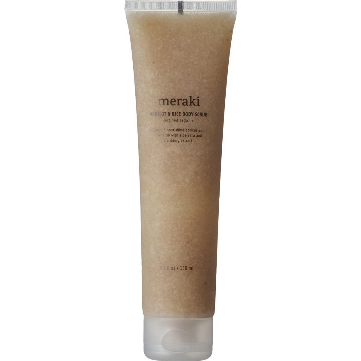 Apricot & rice body scrub, Klar