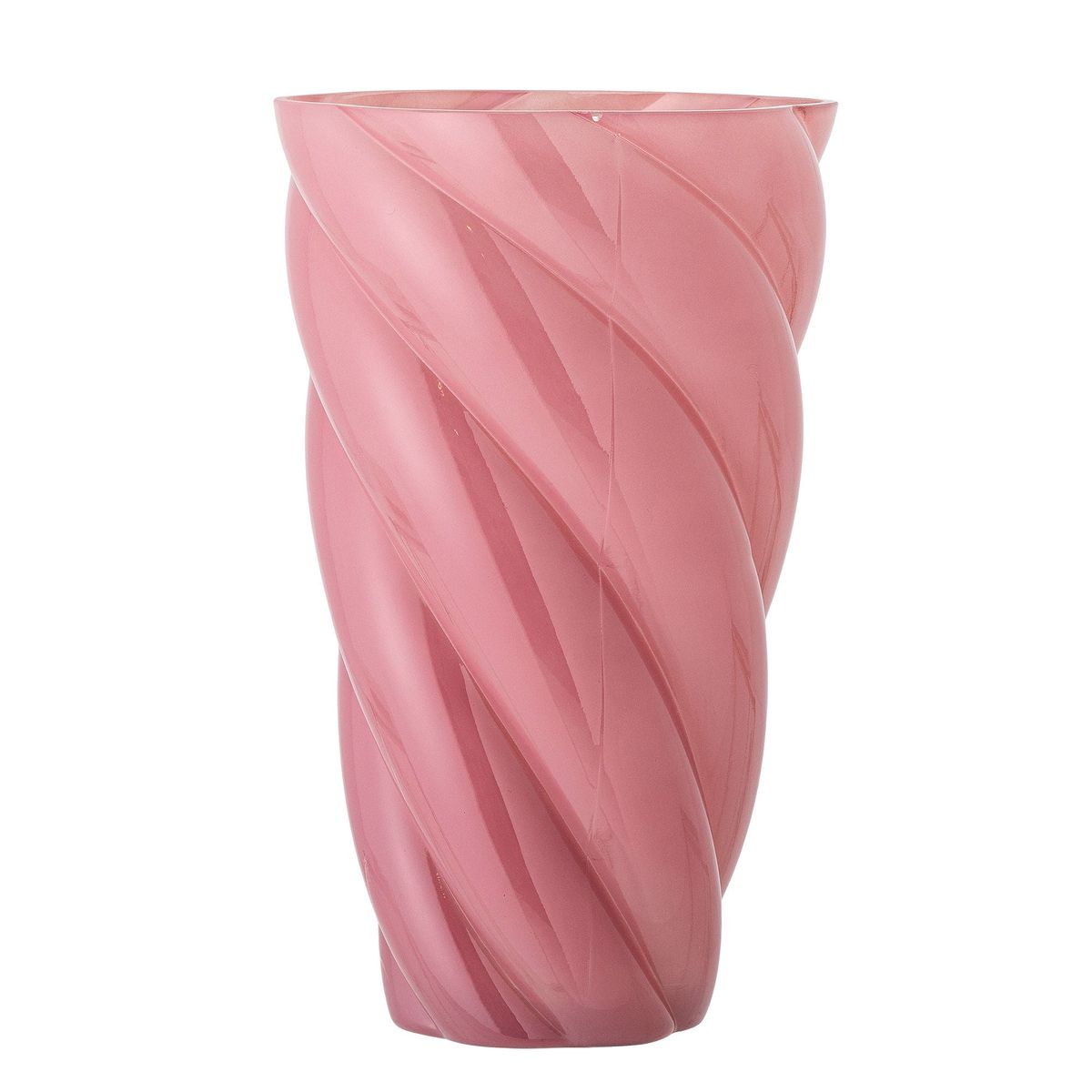 Bloomingville Callo Vase, Rosa, Glas