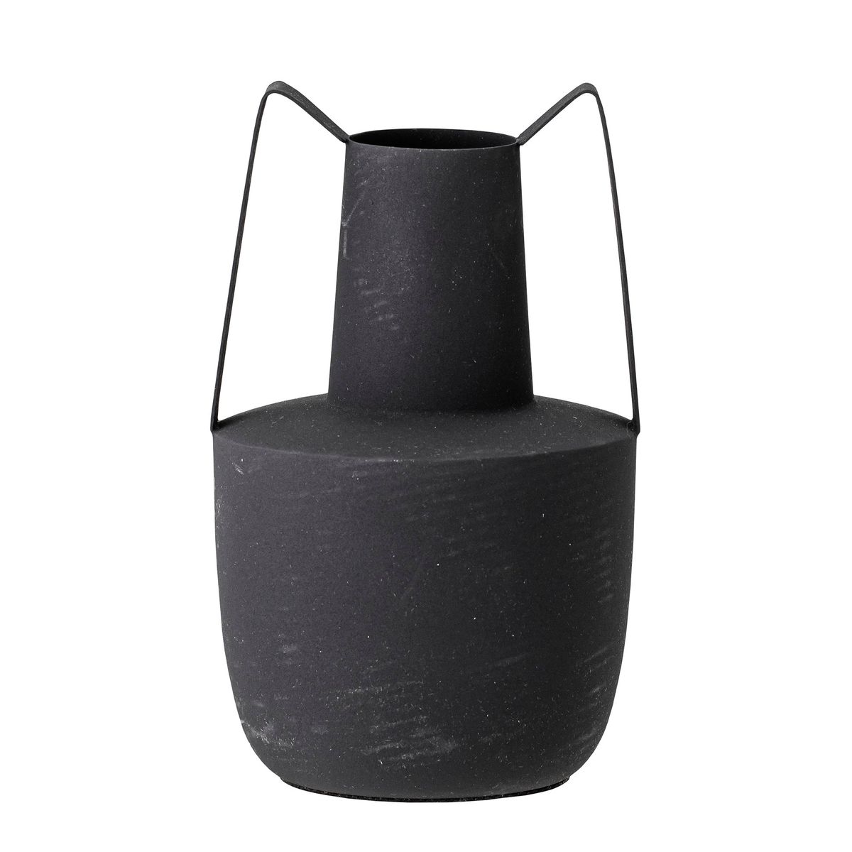 Itamar Vase, Sort, Metal - Black