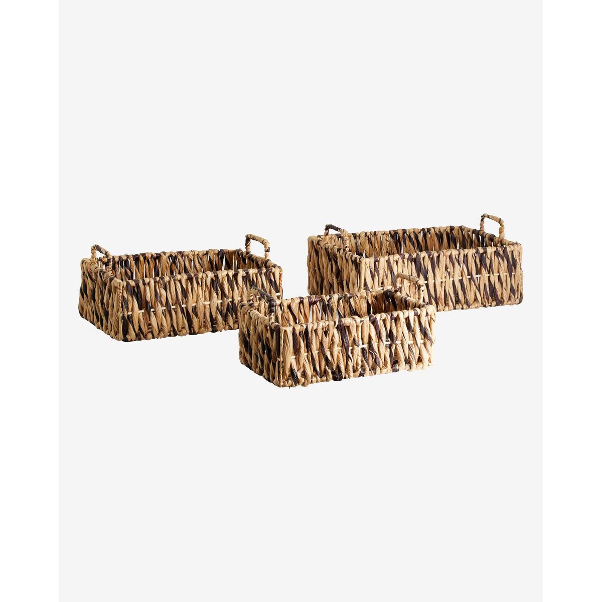 Nordal A/S COLMAR basket, set w. 3 - nature