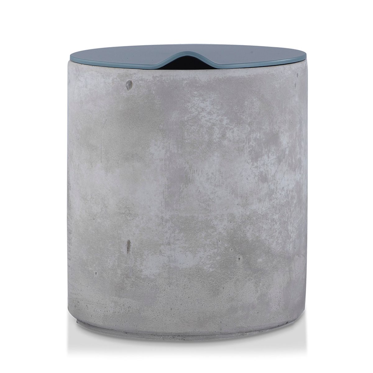 Camino - Diego 4A Container - Ø16xh18 cm - Concrete/Petroleum