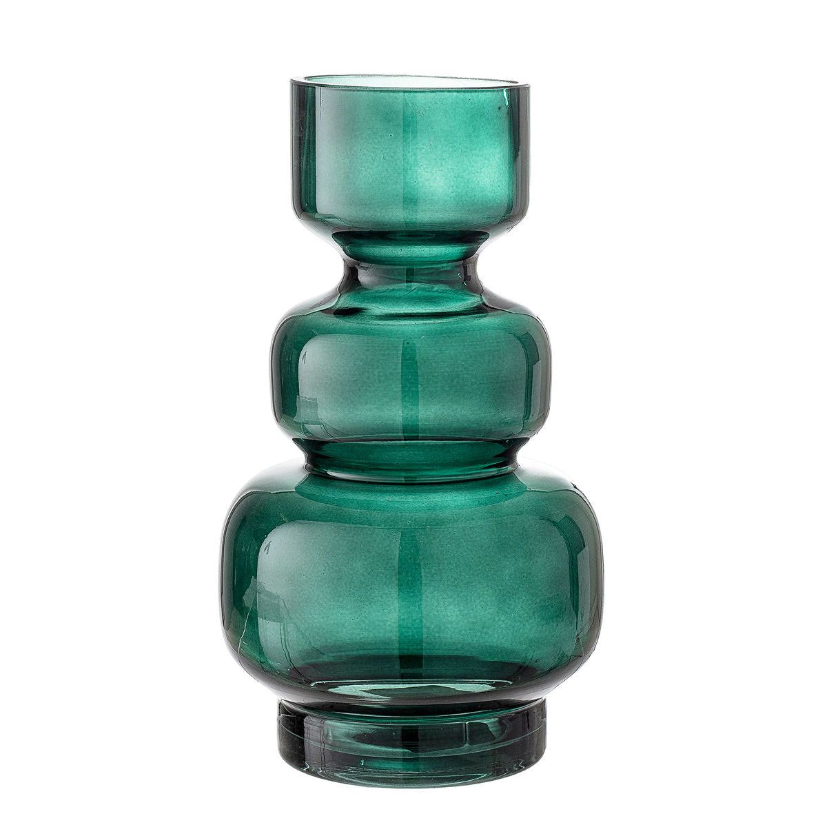 Bloomingville Johnson Vase, Grøn, Glas