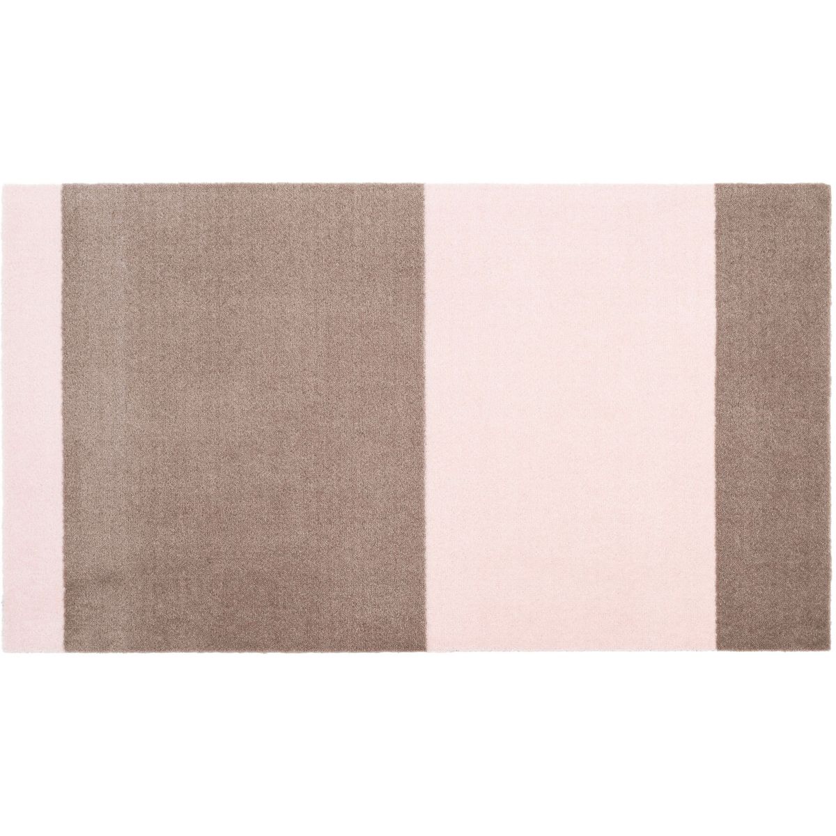 STRIPES HORISONTAL - SAND/LYS ROSA - Sand/Rose / 40x60x0,7