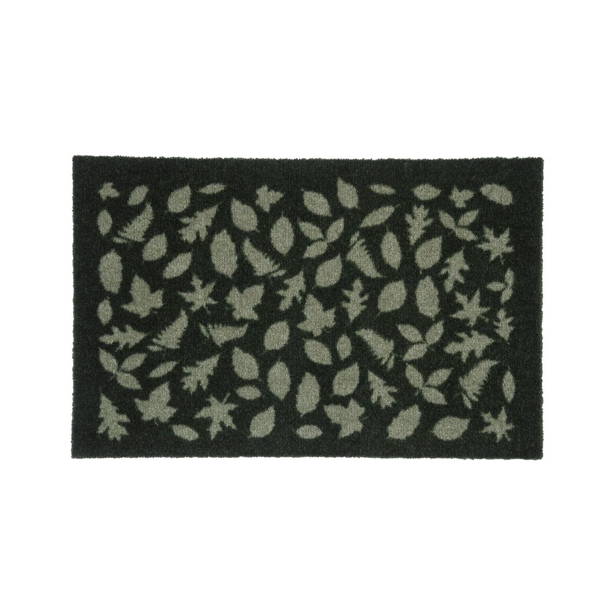 GULVMÅTTE 40 x 60 CM - LEAVES/DARK GREEN - Mørkegrøn / 60x40x0,7