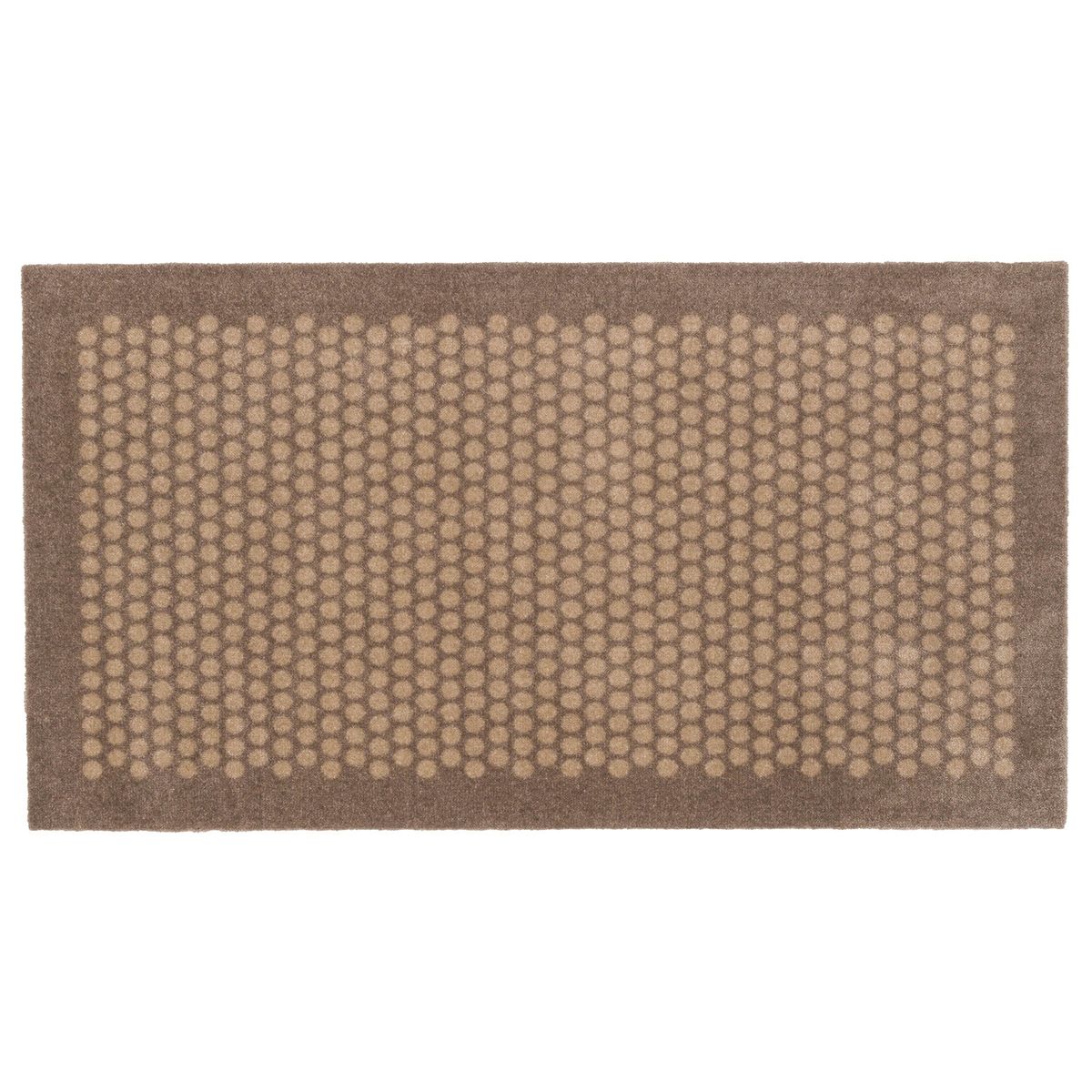 GULVMÅTTE 67 x 120 CM - DOTS/SAND - Sand/Beige / 120x67x0,7