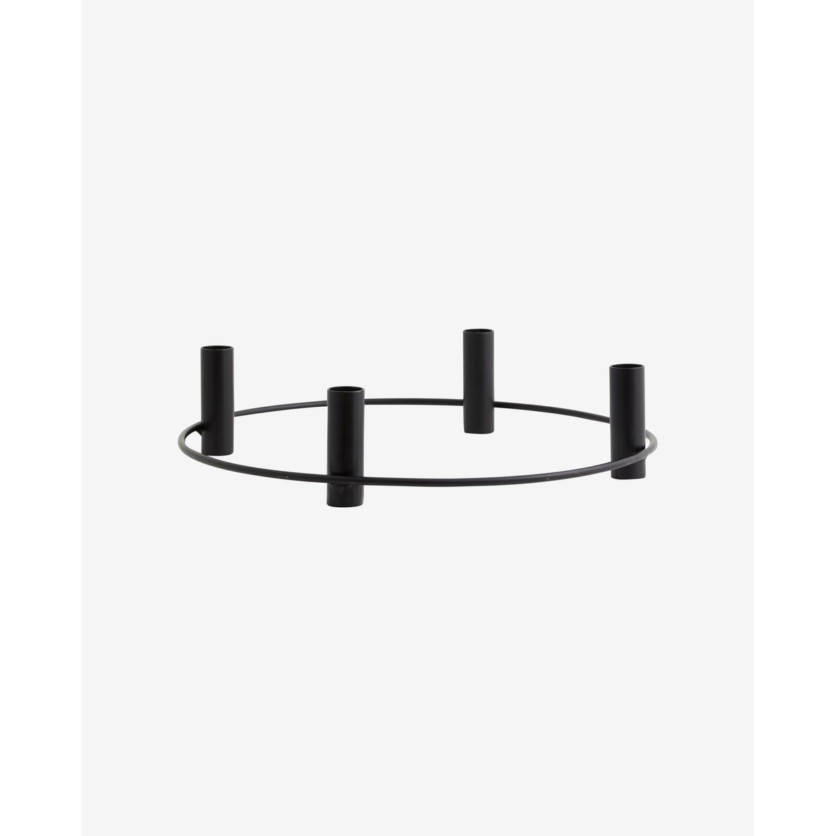 Nordal A/S IRONA candleholder, f/4 candles, black