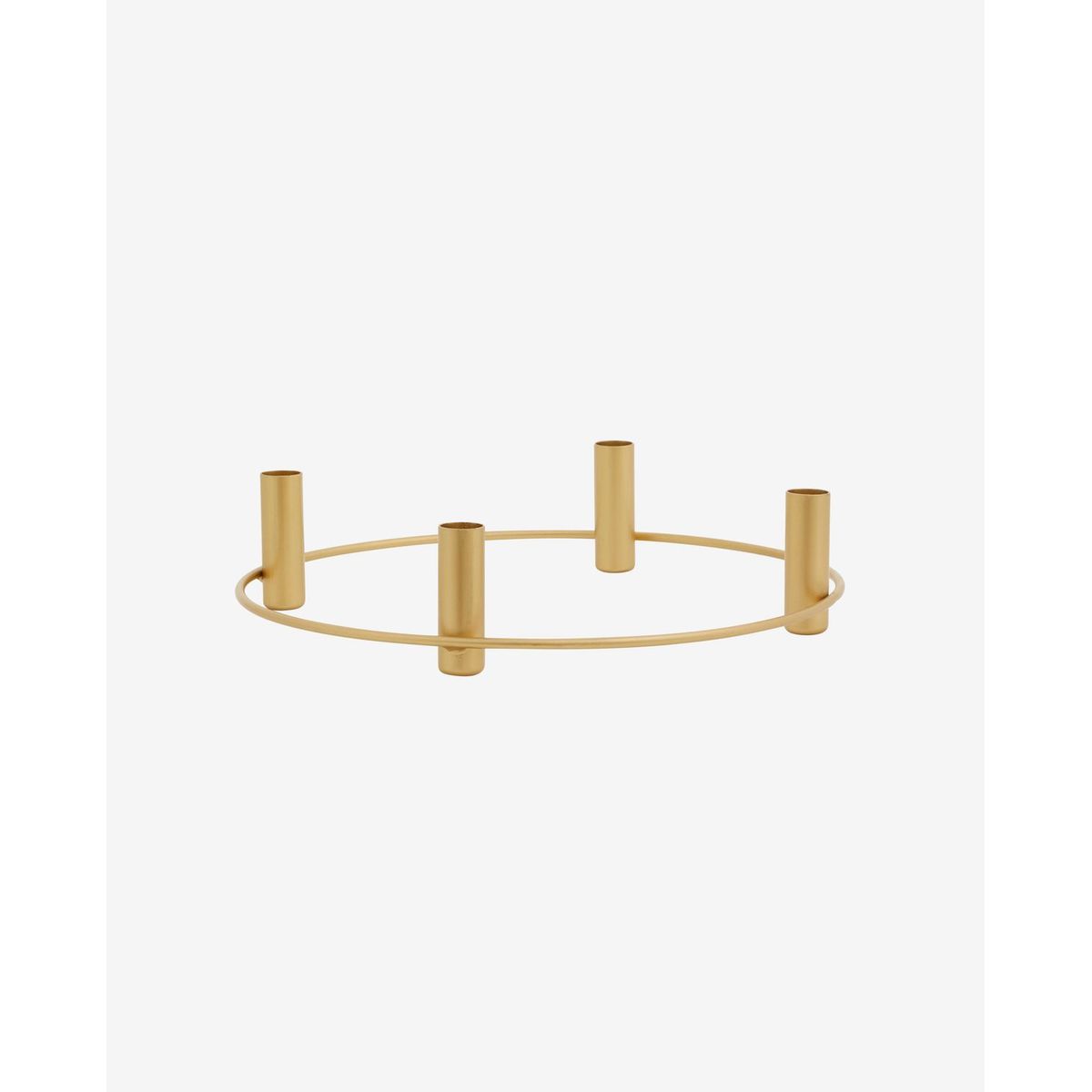 Nordal A/S IRONA candleholder, f/4 candles, brass finish