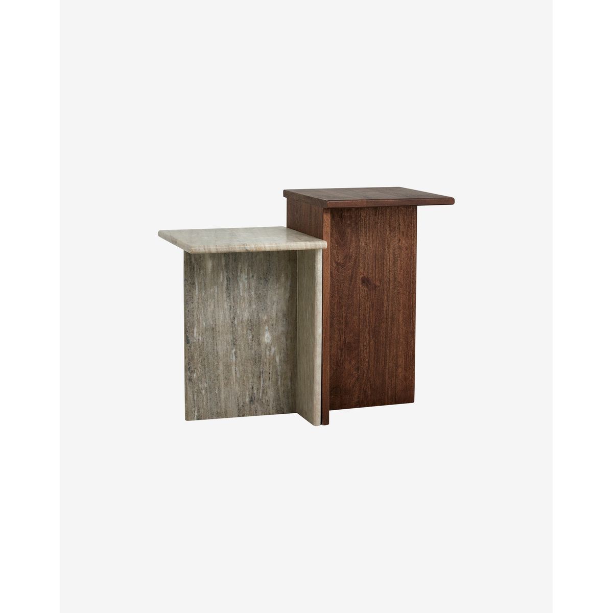 Nordal GLINA high tables, wood/marble