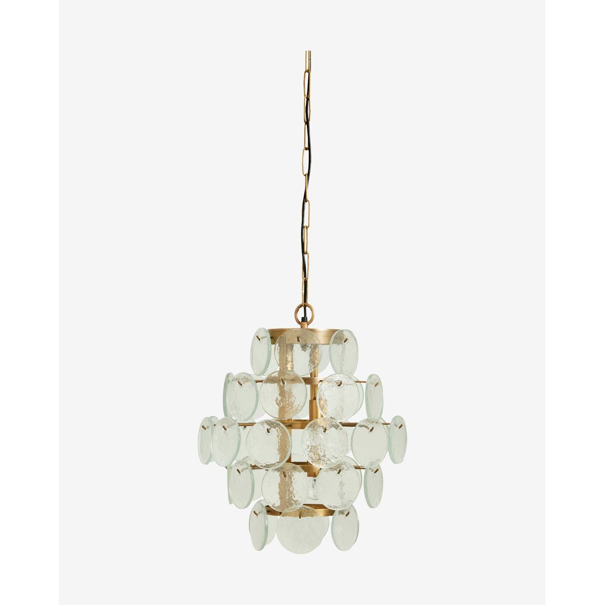 Nordal A/S Hanging lamp, small - clear glass coins