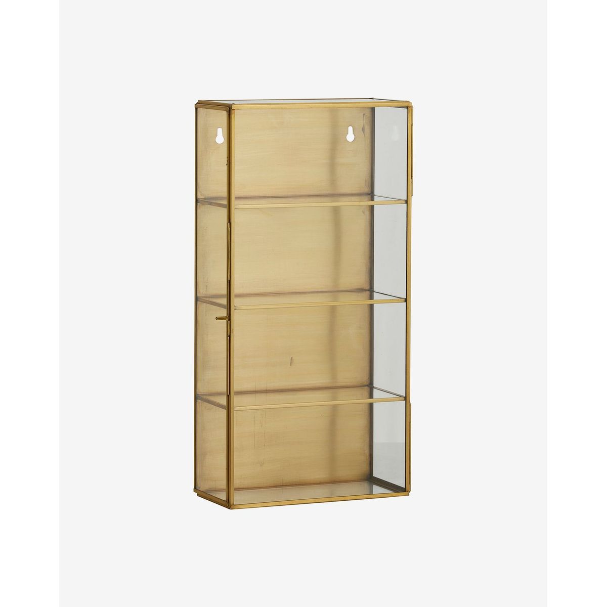 Nordal ADA small wall cabinet,S,3 shelve, gold