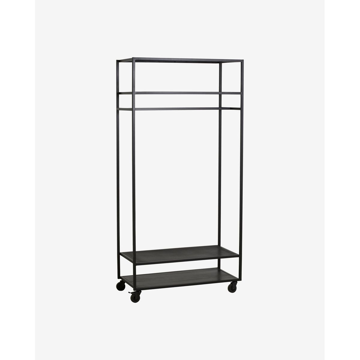 Nordal A/S ALTA iron wardrobe rack, black