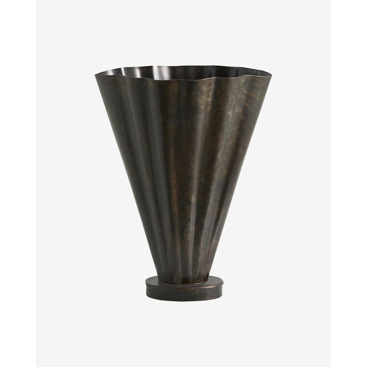 Nordal - COLL vase - brown antique finish