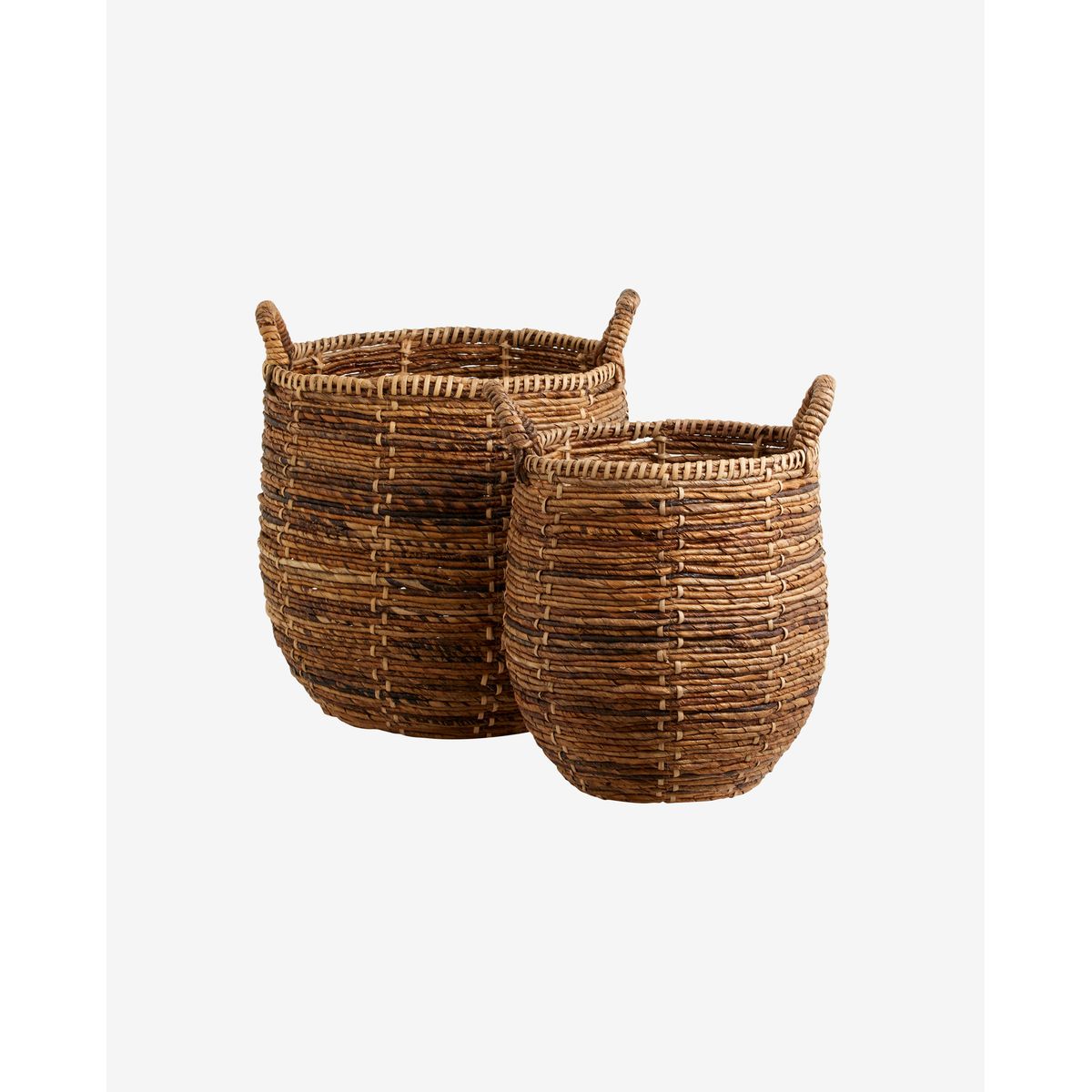 Nordal A/S SANTOS basket, set w. 2 - nature