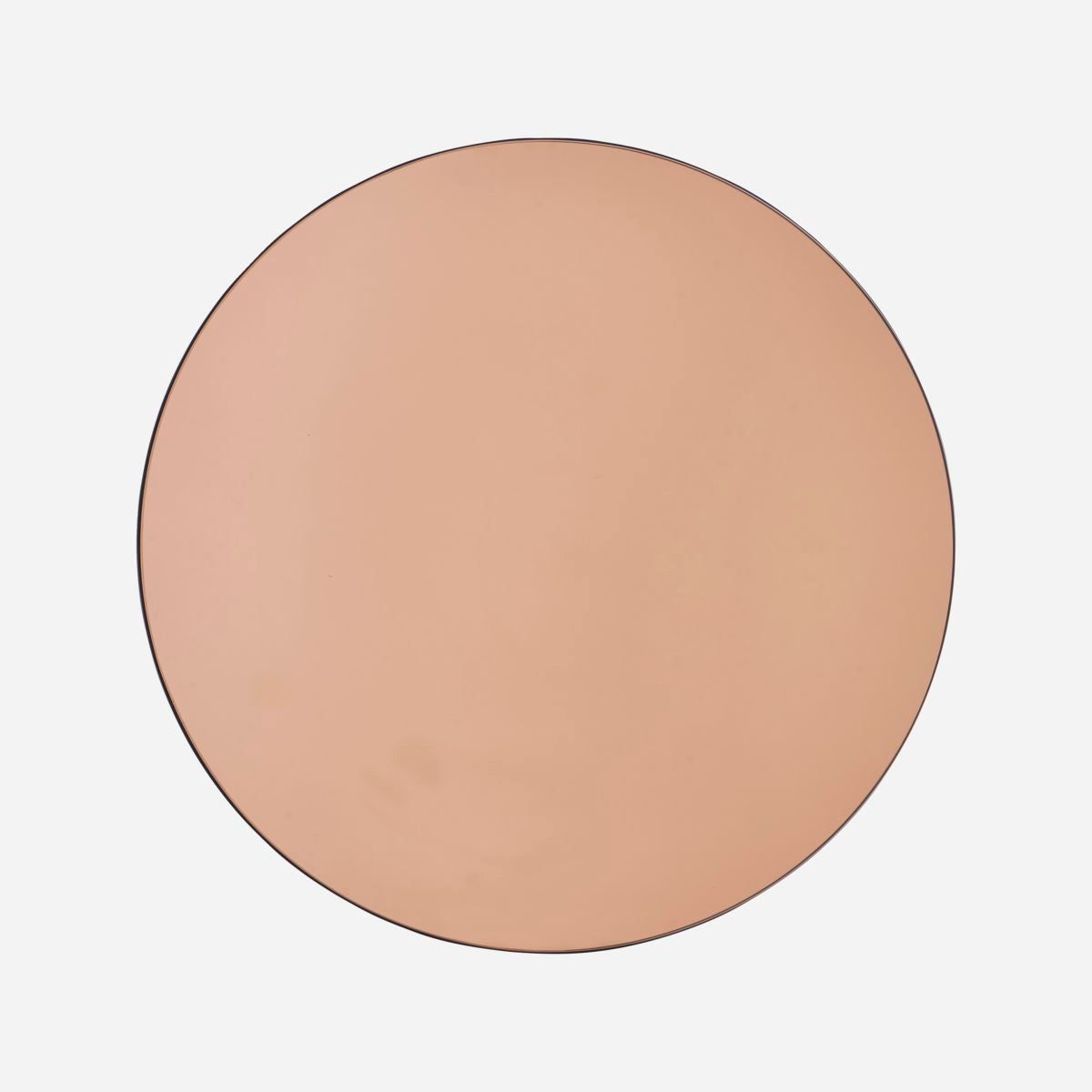 House Doctor-Spejl, Walls, Rosa guld-dia: 50 cm - Diameter 50 cm / Rose gold / Spejl