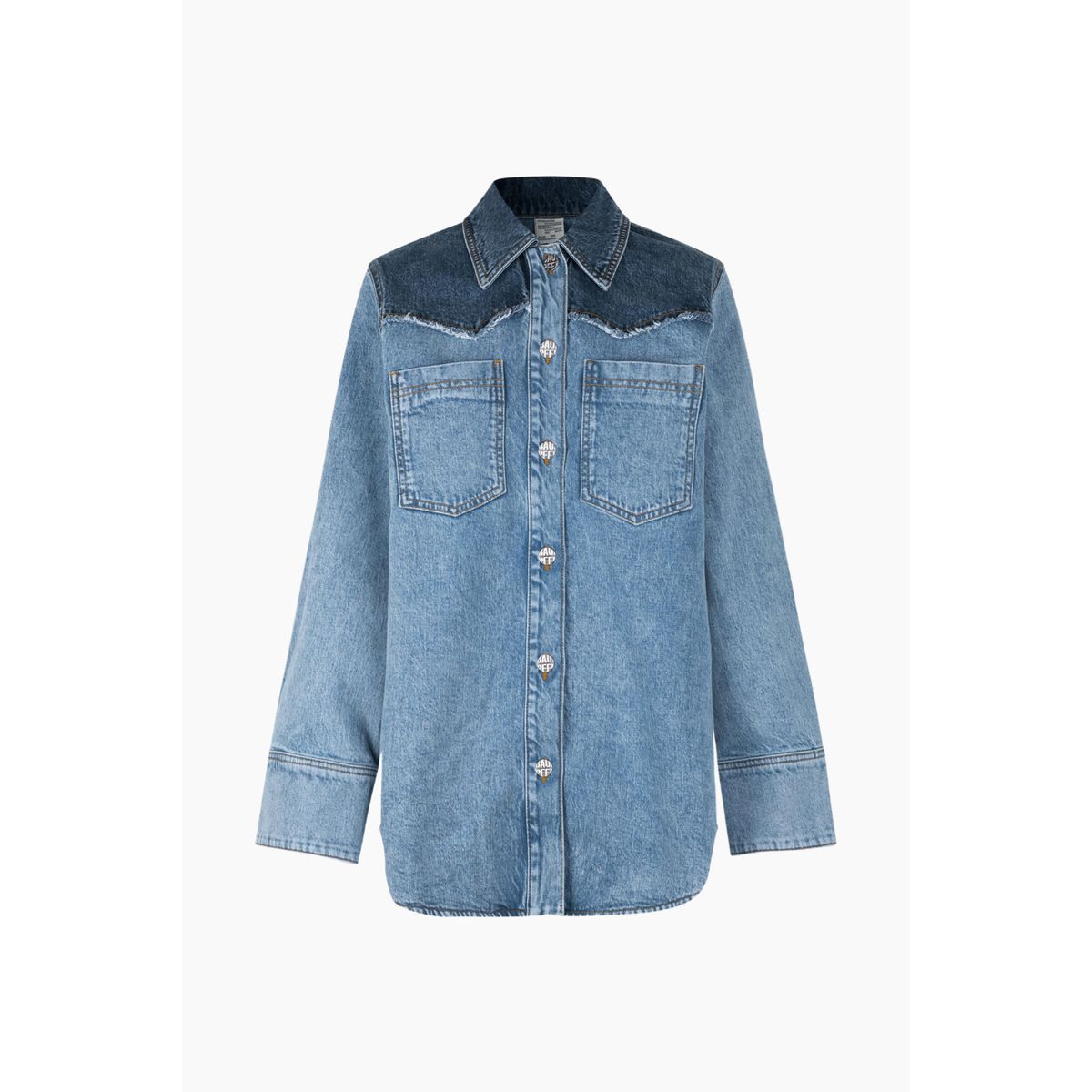 Mati Shirt - Medio Blue Denim - Baum und Pferdgarten - Blå XS