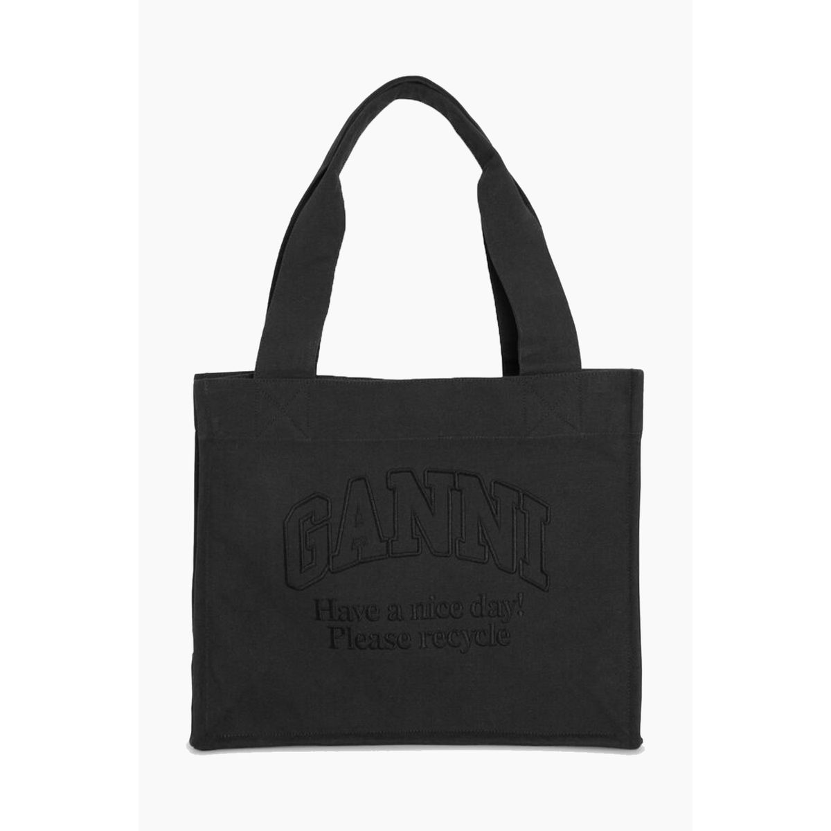 Large Easy Shopper A5577 - Phantom - GANNI - Sort One Size