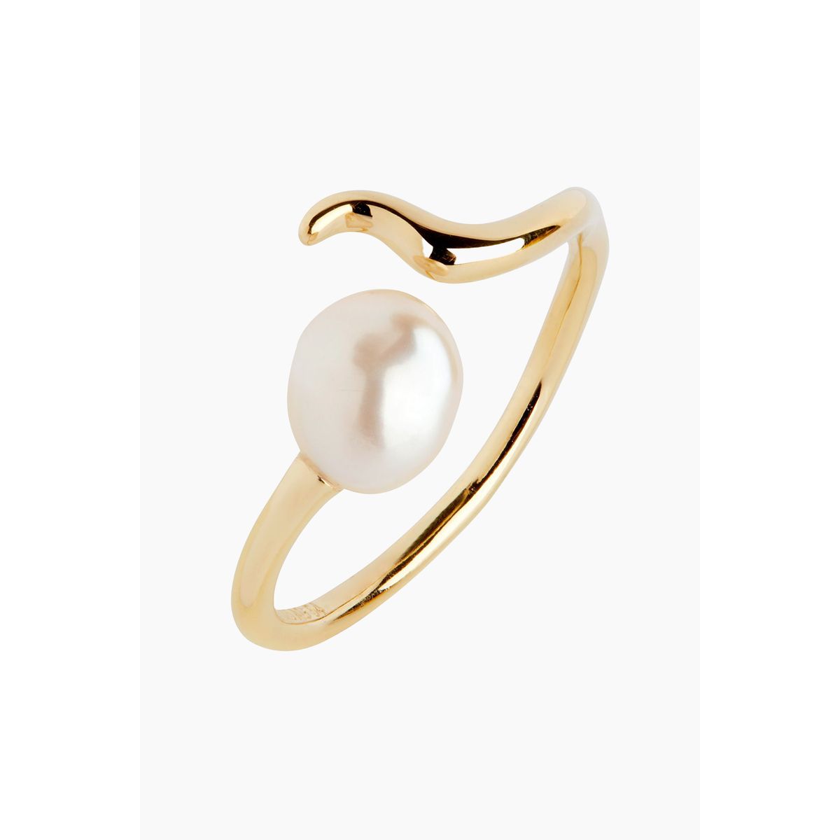 Moonshine Ring - Goldplated Silver - Maria Black - Guld 52