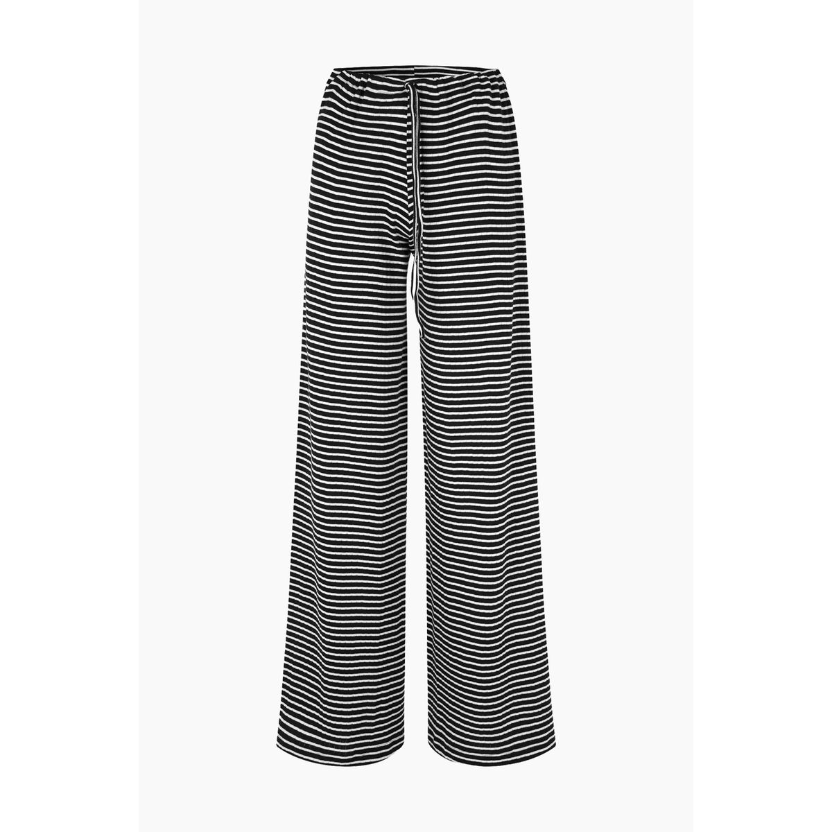 NPS Nova Pants Stripes - Black/Ecru - Nørgaard på Strøget - Stribet Size 1