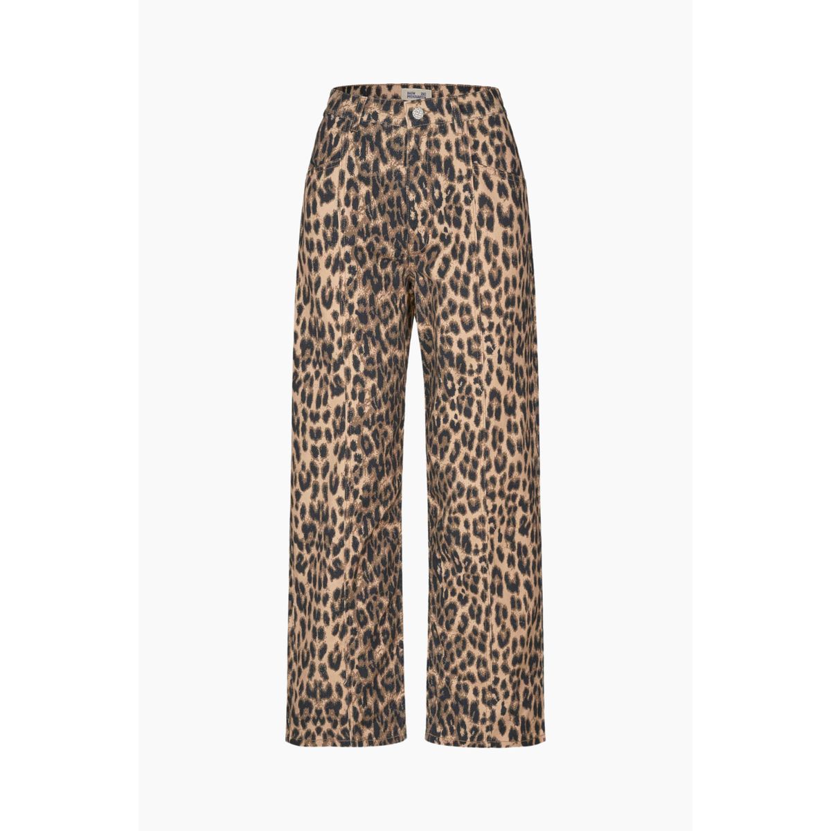 Nara Jeans - Brown Baum Leopard - Baum und Pferdgarten - Leopard XS