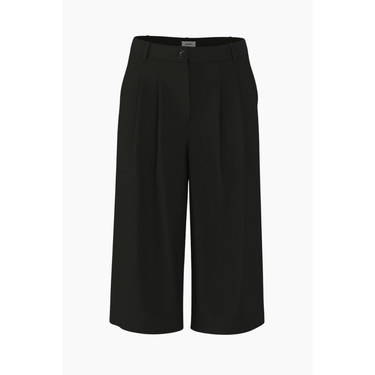 Objkendra MW Lo Culotte Pants - Black - Object - Sort L