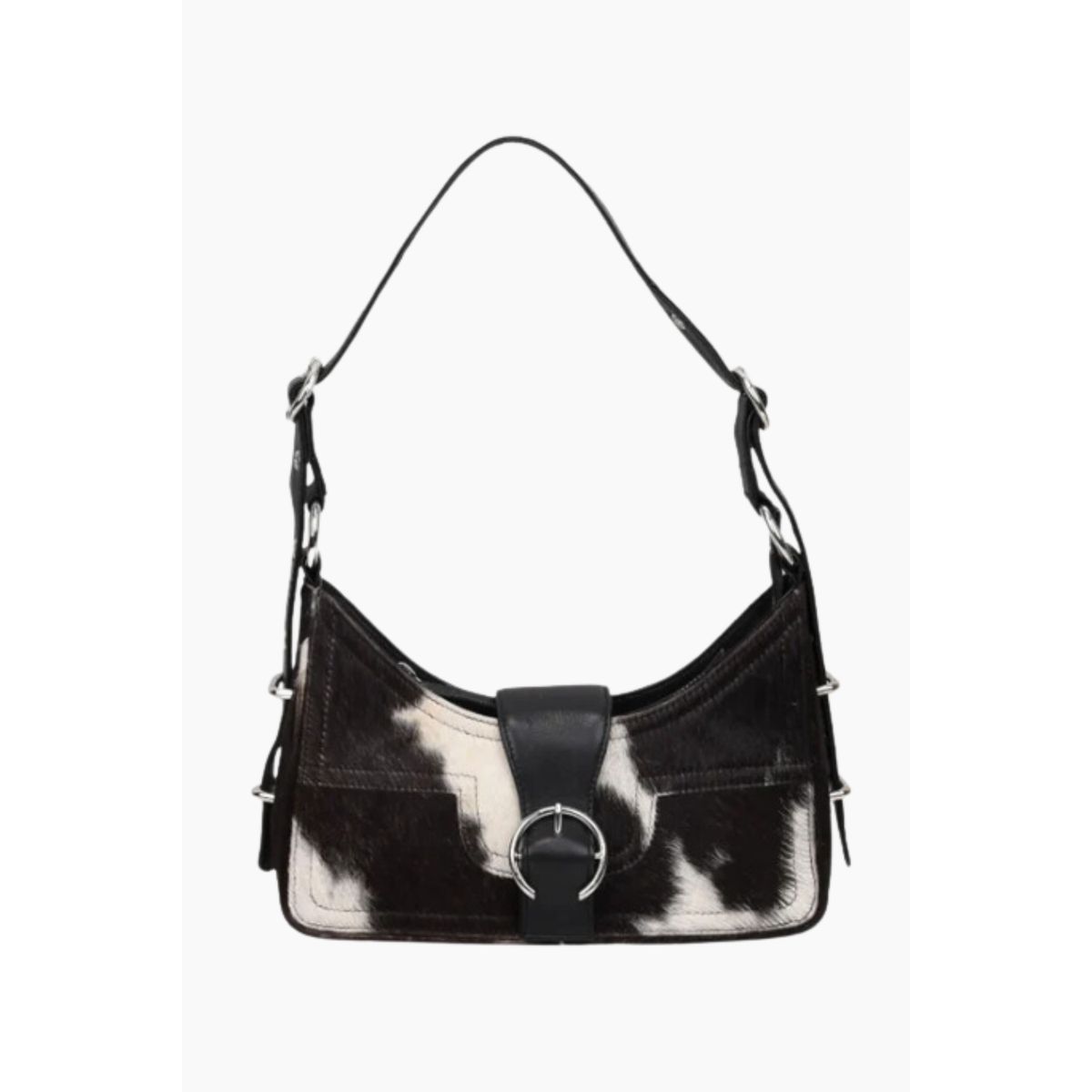 Alba Shoulder Bag - Cow - Silfen Studio - Sort One Size