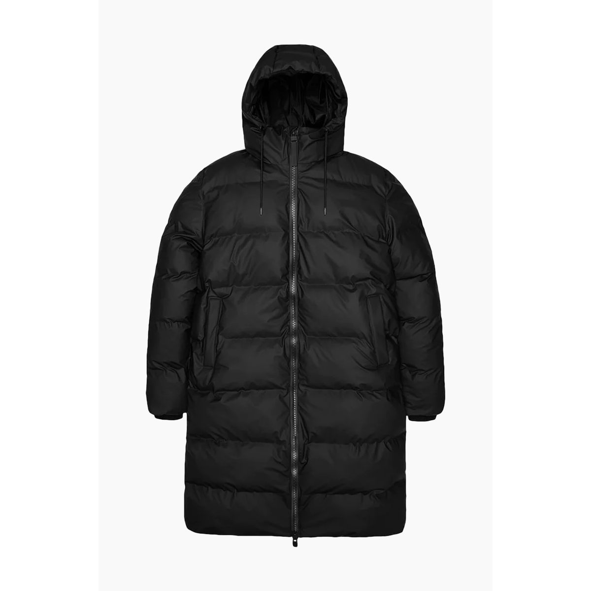 Alta Long Puffer Jacket W3T4 - Black - Rains - Sort L