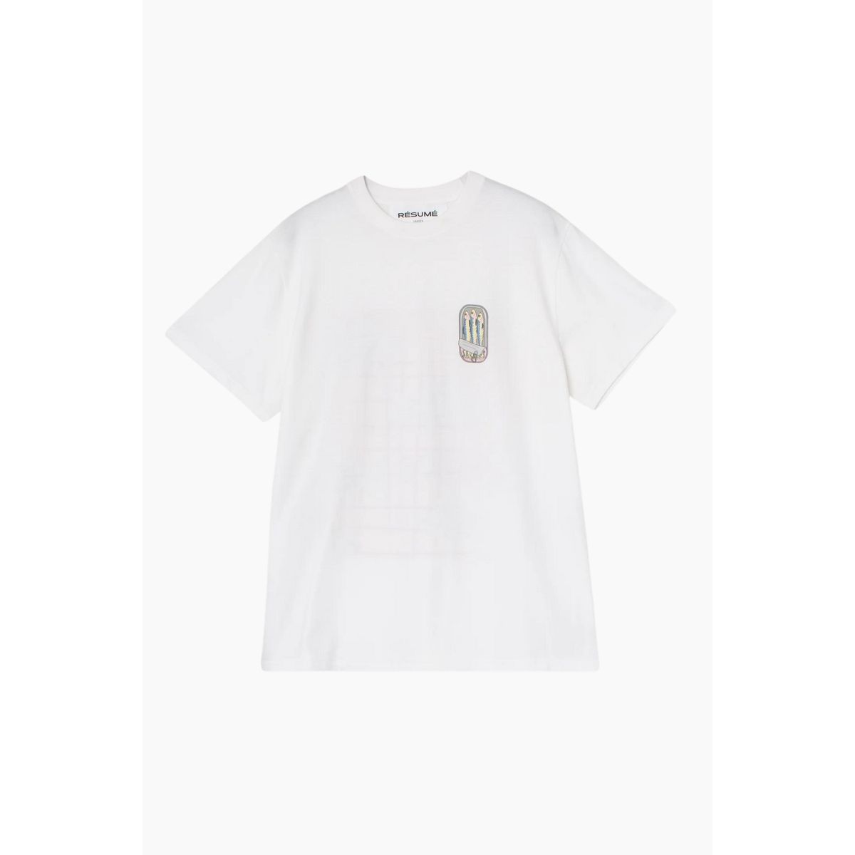 BeiruRS Tee - White - Résumé - Hvid XL