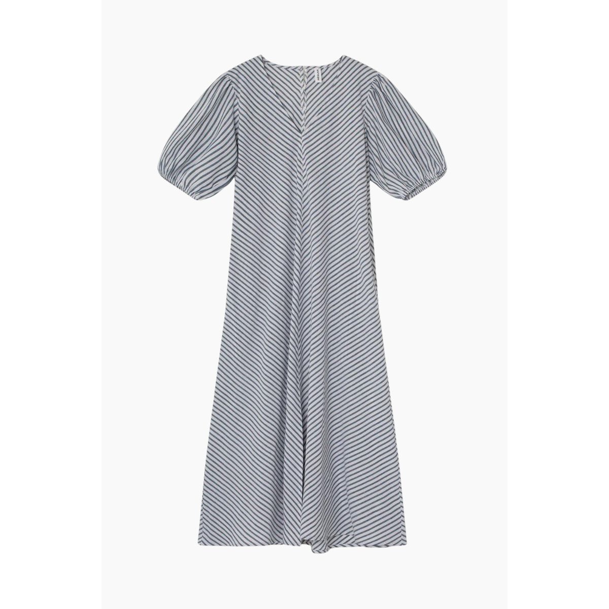 BellatriksRS Long Dress - Blue Stripe - Résumé - Stribet XS