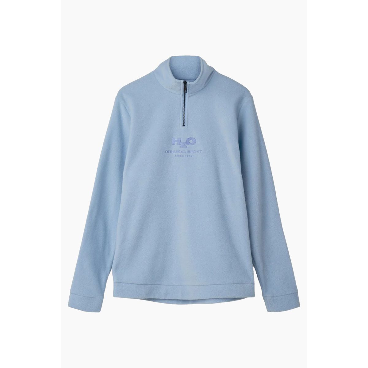 Blåvand II Fleece Half Zip - Baby Blue - H2O - Blå XS