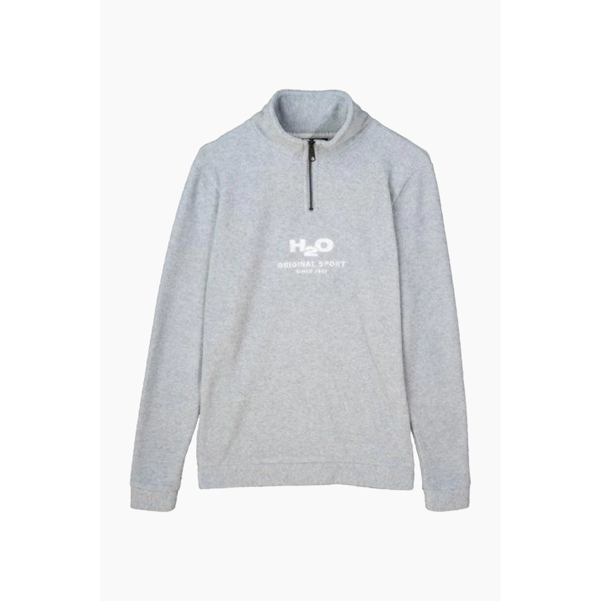 Blåvand II Fleece Half Zip - Lt. Grey Mel - H2O - Grå S