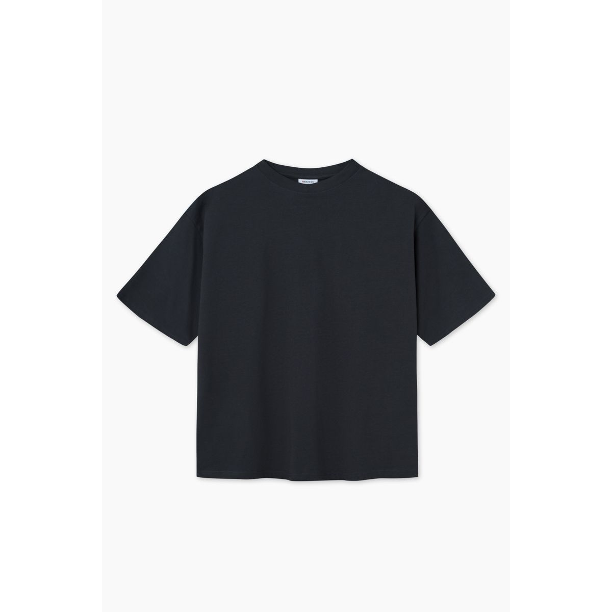 Box Fit Heavy T-shirt - Black - bareen - Sort XS