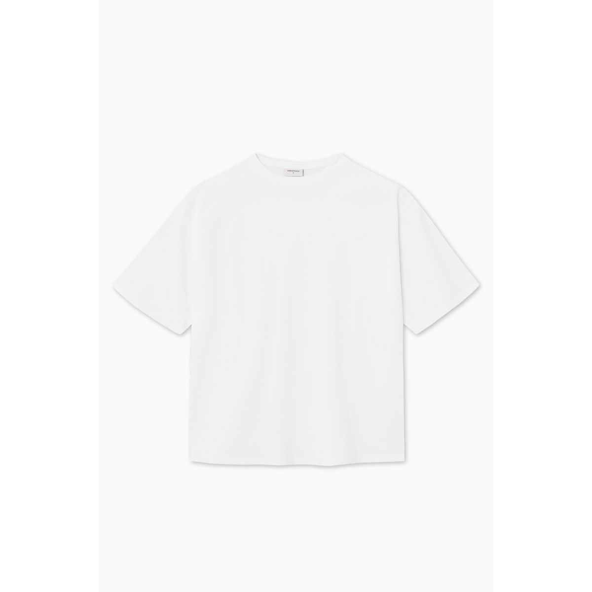 Box Fit Heavy T-shirt - White - bareen - Hvid S