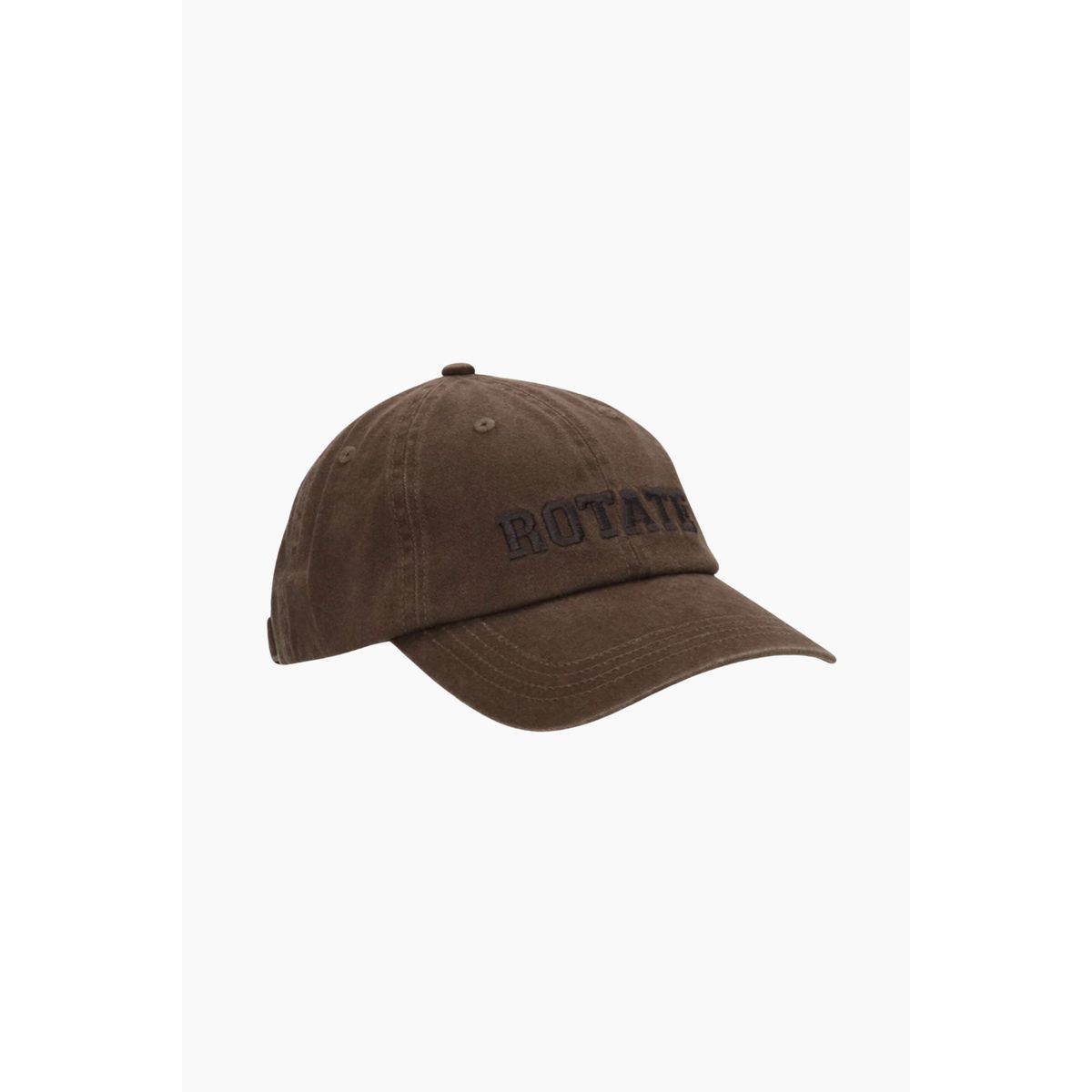 Canvas Logo Cap - Chocolate Plum (Brown) - ROTATE - Brun One Size