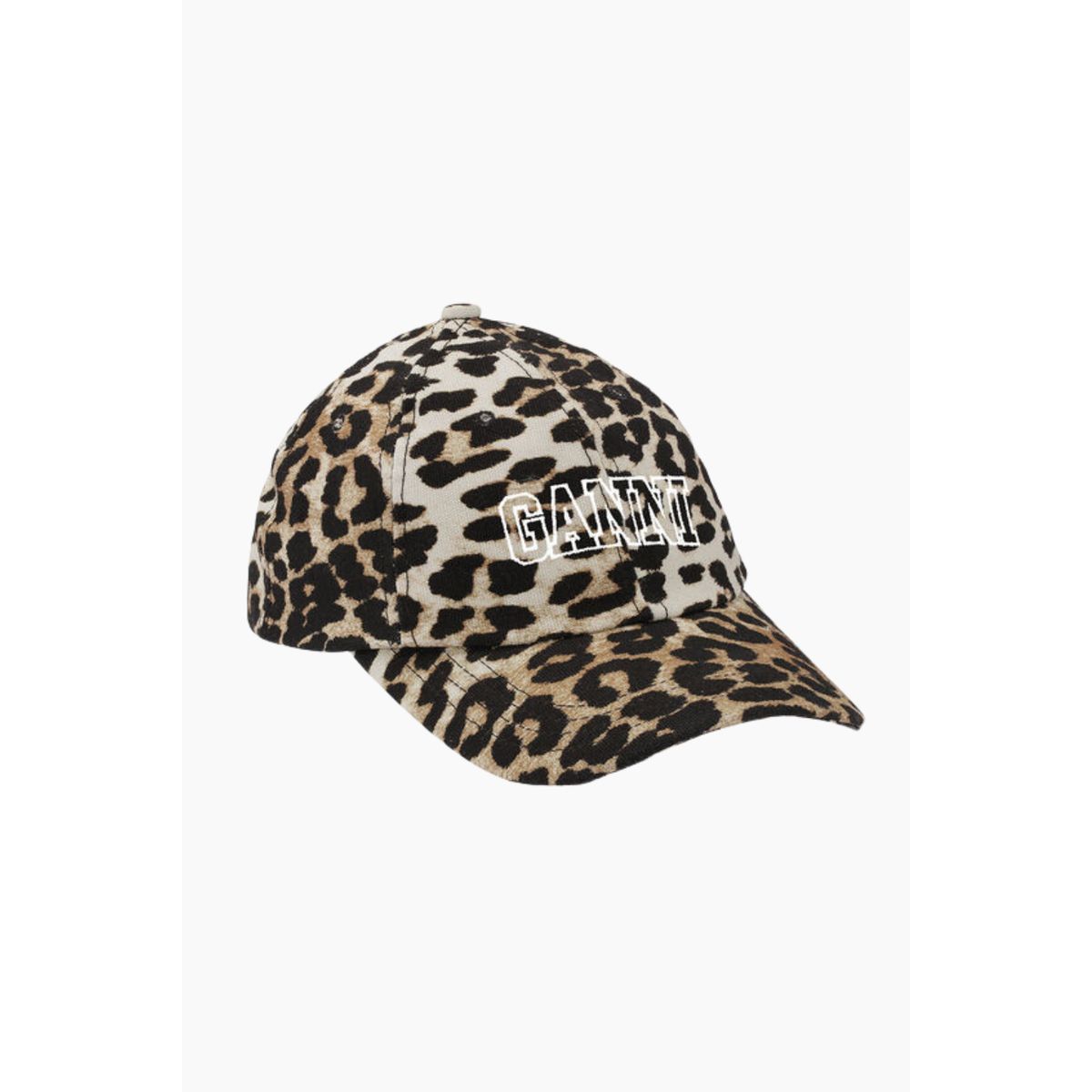 Cap Hat Print A5312 - Leopard - GANNI - Leopard One Size