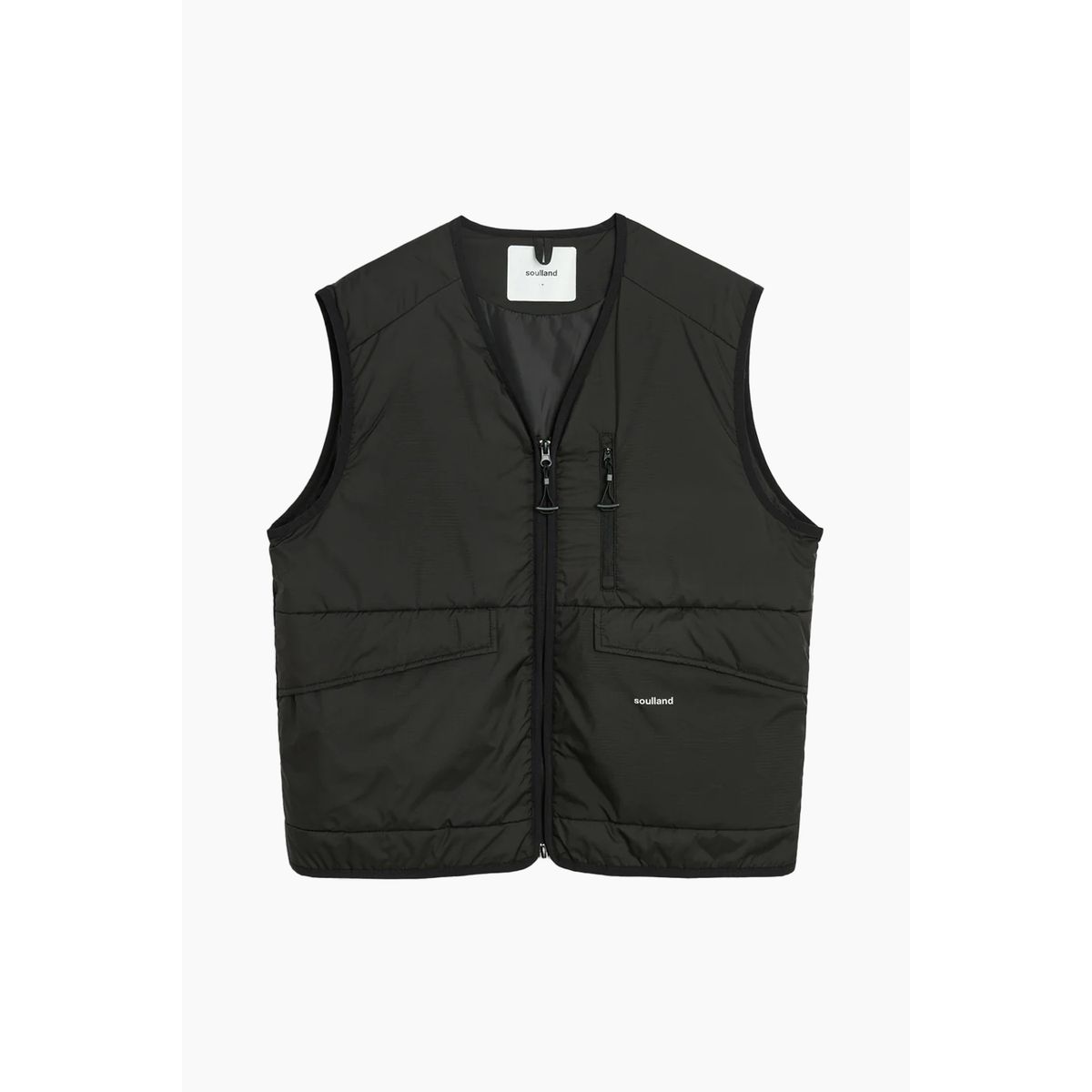 Clay Vest - Black - Soulland - Sort XS-S