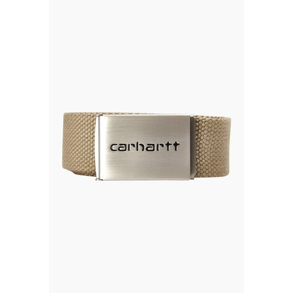 Clip Belt Chrome - Leather - Carhartt WIP - Grøn One Size